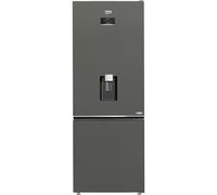 Beko AeroFlow™ HarvestFresh™ CNG4793DVG 192cm High 70/30 Frost Free Fridge Freezer - Graphite - E Rated, Silver