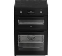 Beko AeroPerfect 60cm Electric Cooker with Induction Hob - Black - A