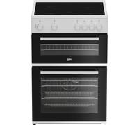 Beko AeroPerfect™ FDC6701W 60cm Single Oven Electric Cooker with Ceramic Hob - White - A/A Rated, White