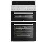 Beko AeroPerfect 60cm Single Oven Electric Cooker with Ceramic Hob - White - A/A Rated