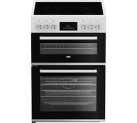 Beko AeroPerfect™ FDC6731W 60cm Single Oven Electric Cooker with Ceramic Hob - White - A/A Rated, White