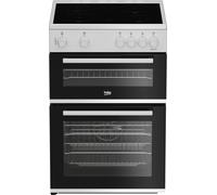 Beko AeroPerfect™ FTC6701W 60cm Single Oven Electric Cooker with Ceramic Hob - White - A Rated, White