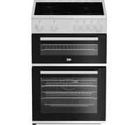 Beko AeroPerfect™ FTC6701W 60cm Wide Single Oven Electric Cooker with Ceramic Hob - White - A Rated