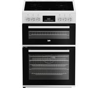 Beko AeroPerfect™ FTC6731W 60cm Wide Single Oven Electric Cooker with Ceramic Hob - White