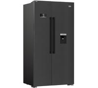 Beko American Fridge Freezer Freestanding Frost Free 576L HarvestFresh ASD2341VB [EEK: F]