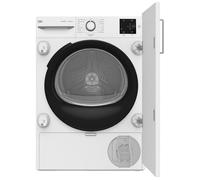 Beko b300 NTIKP81121WN Integrated 8 kg Heat Pump Tumble Dryer - White, White
