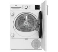 Beko B300 Series NTIKP71131 Integrated 7 kg Heat Pump Tumble Dryer - White, White