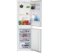 Beko BCFD450 178cm 50/50 Integrated Frost Free Fridge Freezer with Sliding Door Fixing Kit - White - E Rated, White