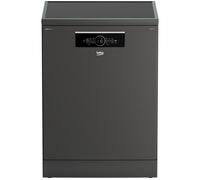 BEKO BDFN36550PFG Full-size WiFi-enabled Dishwasher - Graphite, Silver/Grey
