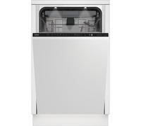 Beko BDIS38040Q Fully Integrated Slimline Dishwasher - Black