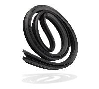 Genuine Beko Flavel Lamona Belling Dishwasher Upper Door Seal Gasket: 1749190100