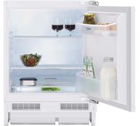 Beko BLS4682 Integrated Under Counter 82cm Fridge - Fixed Door Fixing Kit - White - E Rated, White