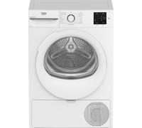 Beko BM3T3823W 8kg Heat Pump Tumble Dryer With Sensor Programmes, Slim Depth - White - A++ Rated, H84.6 x W59.8 x D54.5 (cm)