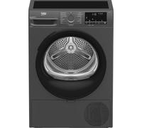 Beko SteamCure BM3T3833A 8Kg Heat Pump Tumble Dryer - Anthracite - A++ Rated, Black