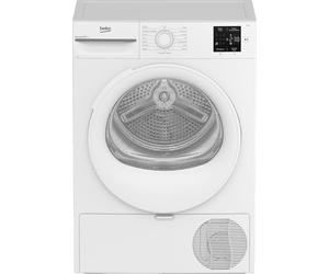 Beko BMT73EW - Freestanding Dryer 7 kg, Class D | Digital Display, 12 Programs, Steam Therapy, Engine Guaranteed 10 Years, White - 84.5 x 59.6 x 54.5 cm (HxWxD)
