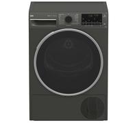 BEKO bPro 500 Ironfinish B5T49251IMG 9 kg Smart Heat Pump Tumble Dryer - Grey, Silver/Grey