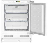 BEKO BSF4682 Integrated Undercounter Freezer - Fixed Hinge, White