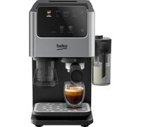 Beko CaffeExperto CED7524X Semi-Automatic Espresso Coffee Machine with Integrated Grinder | AutoTamping | Milk Jug | 7 One-Touch Drinks | Cold Brew | 20 Bar Pressure | Capsule & E.S.E Pod Compatible |