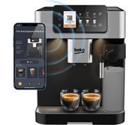 Beko Bean to Cup Coffee Espresso Machine CaffeExperto CEG7348X | WiFi Connected | Milk Jug | TFT Colour Touch Screen Panel | 18 Coffee Options | Cold Brew | Fully Automatic, Silver