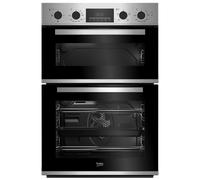 Beko CDFY22309X 60cm Built In High Specification RecycledNet Double Oven - Stainless Steel