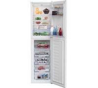 Beko CFG4501W Fridge Freezer | 50/50 Freestanding Frost Free | E Rated Energy Class| Large 286 Litre Capacity | Freezer Guard | LED Light