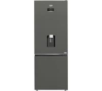 Beko AeroFlow™ HarvestFresh™ CNG4793DVG 192cm High 70/30 Frost Free Fridge Freezer - Graphite - E Rated, Silver