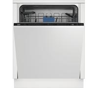 Beko BDIN38450C Fully Integrated Standard Dishwasher - Black Control Panel with Fixed Door Fixing Kit - B Rated, Black