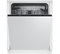 Beko DIN15C20 Integrated Full Size Dishwasher with Quick&Shine