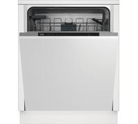 Beko DIN16430 Dishwasher 60cm Full Size Integrated 14 Place Settings HygieneIntense Quick Wash D