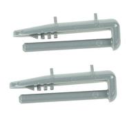 Beko Dishwasher Rear Rail Cap Clip (Pack of 2)