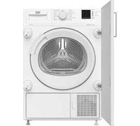 Beko DTIKP81131W 8kg Integrated Heat Pump Tumble Dryer with Sensor Drying Programmes
