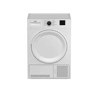 Beko DTLCE80021W 8Kg Condenser Tumble Dryer - White - B Rated