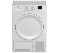 Beko DTLCE80041W 8kg Condenser Tumble Dryer with Sensor Programmes