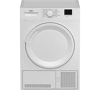 Beko DTLCE80041W 8kg Condenser Tumble Dryer with Sensor Programmes