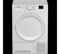 Beko DTLCE80041W 8kg Condenser Tumble Dryer with Sensor Programmes