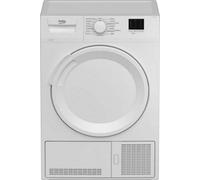 Beko DTLCE80041W 8kg Condenser Tumble Dryer with Sensor Programmes