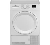 Beko DTLCE80051W 8kg Condenser Tumble Dryer with Sensor Programmes
