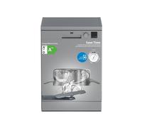 Beko DVN04X20S Full Size Dishwasher - Silver - E Rated