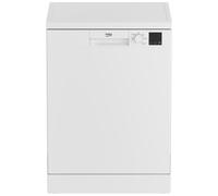Beko DVN05C20W Freestanding Full Size Dishwasher with Quick Programmes