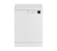 Beko DVN05C20W Freestanding Full Size Dishwasher with Quick Programmes
