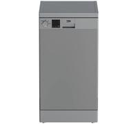 BEKO DVS04020S Slimline Dishwasher - Silver - E Rated
