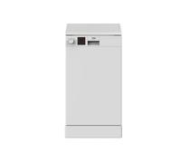 Beko DVS05C20W Freestanding Slimline Dishwasher 10 Place Settings - White [EEK: E]