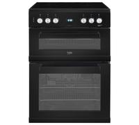 Beko EDC633K 60cm Freestanding Double Oven Electric Cooker
