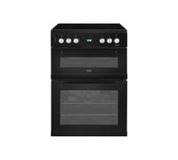 Beko EDC663K Black electric double oven cooker