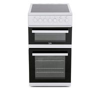 Beko EDVC503W 50cm Double Oven Electric Cooker