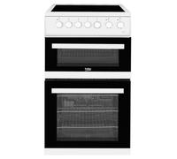 Beko EDVC503W 50cm Double Oven Electric Cooker