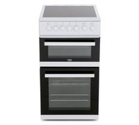 Beko EDVC503W 50cm Double Oven Electric Cooker