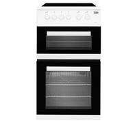Beko KDC5422AW 50cm Twin Cavity Electric Cooker