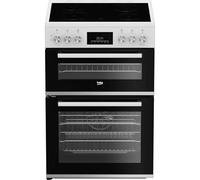 Beko Electric Double Oven Cooker - FDC6731W