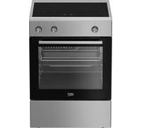 Beko FBE69100X Freestanding Cooker, 60 x 60 cm, 4 Zone Induction Hob, Multifunction Oven 72 L Class A, Stainless Steel, HidroClean